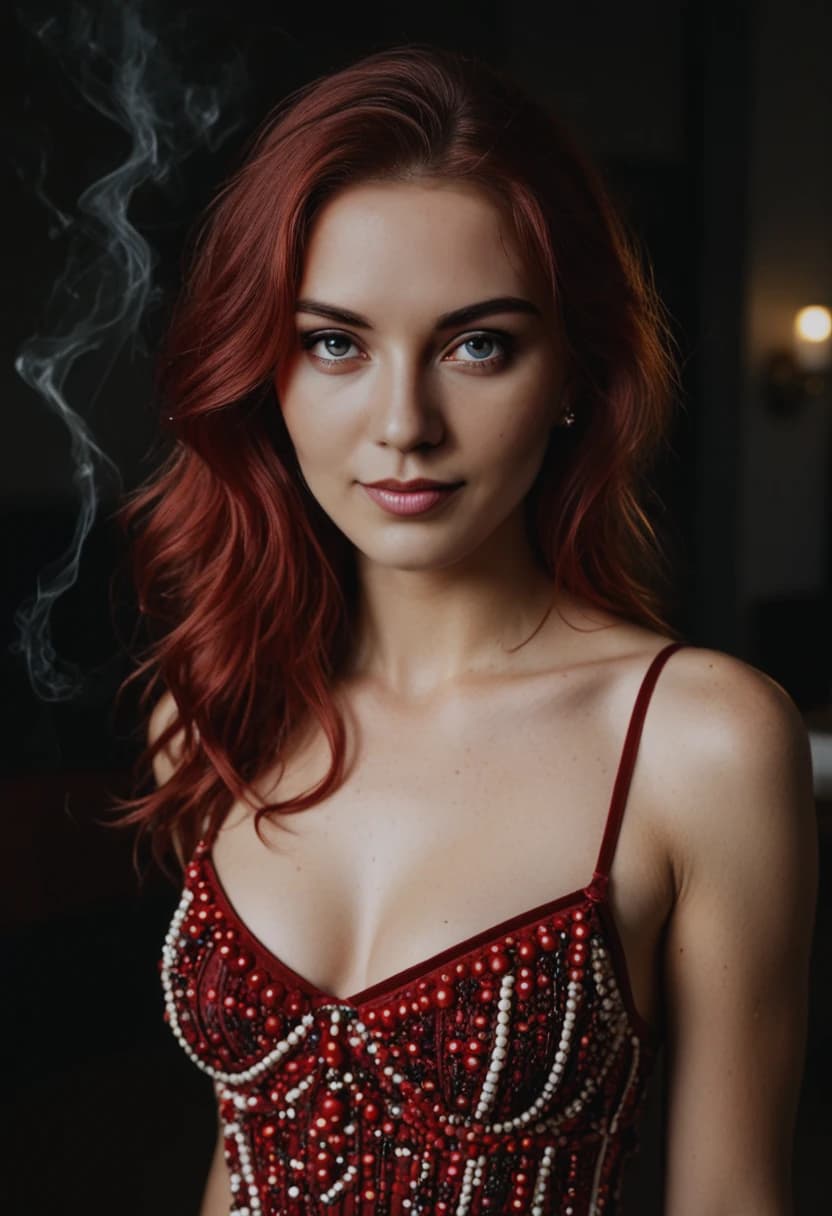 Scarlet portrait